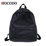 HOCODO 2020 Fashion Women Backpack High Quality Female Soft PU Leather School Bag For Teenager Girls Travel Shoulder Bags