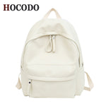HOCODO 2020 Fashion Women Backpack High Quality Female Soft PU Leather School Bag For Teenager Girls Travel Shoulder Bags