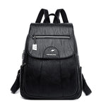 2020 Women Leather Backpacks High Quality Female Vintage Backpack For Girls School Bag Travel Bagpack Ladies Sac A Dos Back Pack