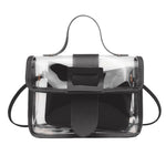 2020 Trend Small Women Crossbody Bag Clear Ladies Jelly Transparent  Purse Candy Color Shoulder Bag Mini Purses