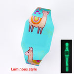 New Luminous Unicorn Child Watches For Girl Ocean World LED Watch Kids Student Electronic Watch Clock Reloj Infantil