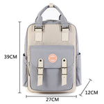 TINYAT Candy women canvas backpack waterproof feminina laptop backpack 15 Pink Patchwork school backpacks bags for teenage girls