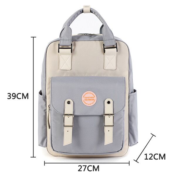 TINYAT Candy women canvas backpack waterproof feminina laptop backpack 15 Pink Patchwork school backpacks bags for teenage girls