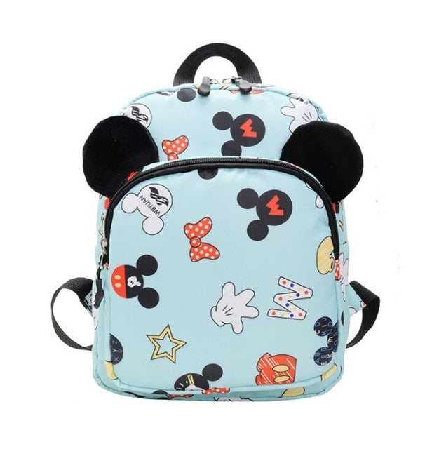 Disney Cartoon Backpack For Baby Boys Girls Minnie Mickey Mouse Children Lovely Schoolbag Kindergarten Schoolbag Kids Gift