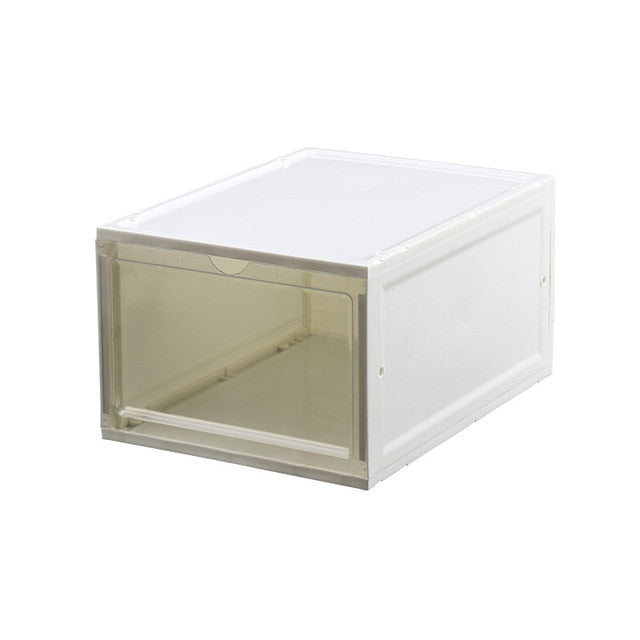 1Pcs Basketball Drawer Shoe Box Shoe Organizer Shoes Box  Transparent Plastic Thickened Dustproof  Shoes Display Wall