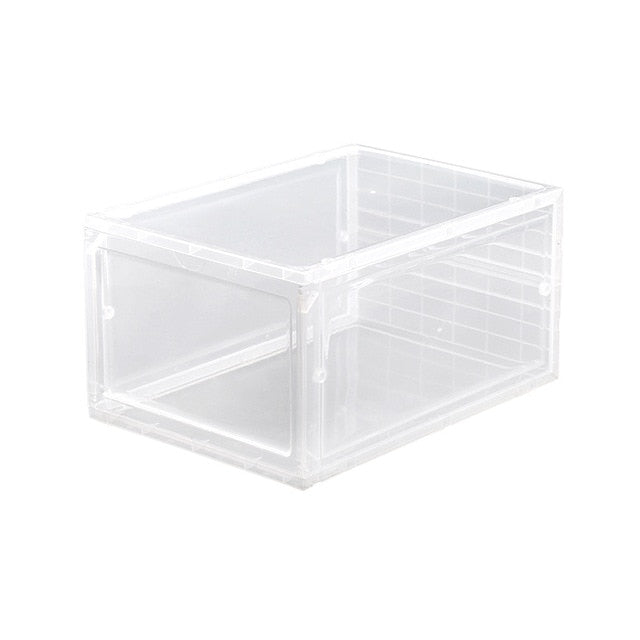 1Pcs Basketball Drawer Shoe Box Shoe Organizer Shoes Box  Transparent Plastic Thickened Dustproof  Shoes Display Wall