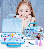 New Disney girls frozen elsa anna Cosmetics Beauty  Set Toy kids snow White princess Fashion Toys Play House Children Gift