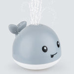 Baby Bath Toys Spray Water Shower Swim Pool Bathing Toys for Kids Electric Whale Bath Ball with Light Music LED Light Toys Gift