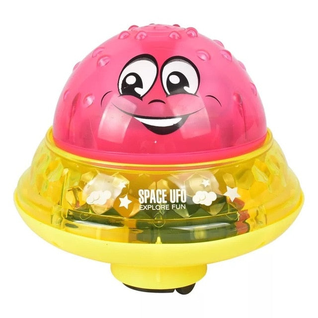Baby Bath Toys Spray Water Shower Swim Pool Bathing Toys for Kids Electric Whale Bath Ball with Light Music LED Light Toys Gift
