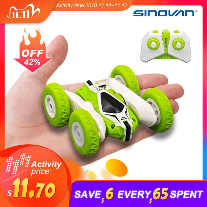 Sinovan Hugine RC Car 2.4G 4CH Stunt Drift Deformation Buggy Car Rock Crawler Roll Car 360 Degree Flip Kids Robot RC Cars Toys