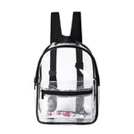 Transparent PVC Bag Organizer Sack Waterproof Backpack Outdoor Clear Shoulder School Backbag Bolso Mochila Mujer