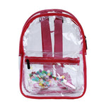 Transparent PVC Bag Organizer Sack Waterproof Backpack Outdoor Clear Shoulder School Backbag Bolso Mochila Mujer