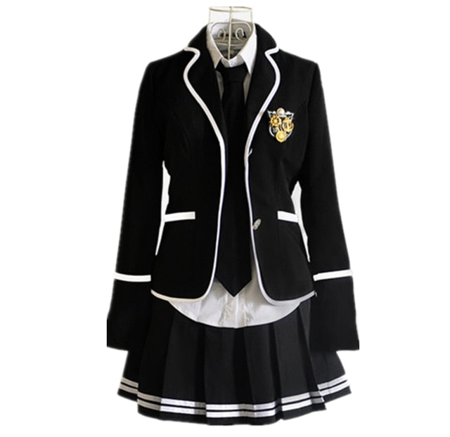 Student Long Sleeve Chorus School Uniform Junior High School Boys and Students Students Japan and South Korea JK Uniform Set