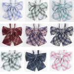 Hot Jk Uniform Japanese High School Orthodox Lattice Uniform Bow Tie Fashion School Uniform Girls/boys Bowtie Shirt Accessories