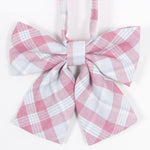 Hot Jk Uniform Japanese High School Orthodox Lattice Uniform Bow Tie Fashion School Uniform Girls/boys Bowtie Shirt Accessories