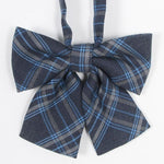 Hot Jk Uniform Japanese High School Orthodox Lattice Uniform Bow Tie Fashion School Uniform Girls/boys Bowtie Shirt Accessories