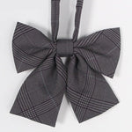Hot Jk Uniform Japanese High School Orthodox Lattice Uniform Bow Tie Fashion School Uniform Girls/boys Bowtie Shirt Accessories
