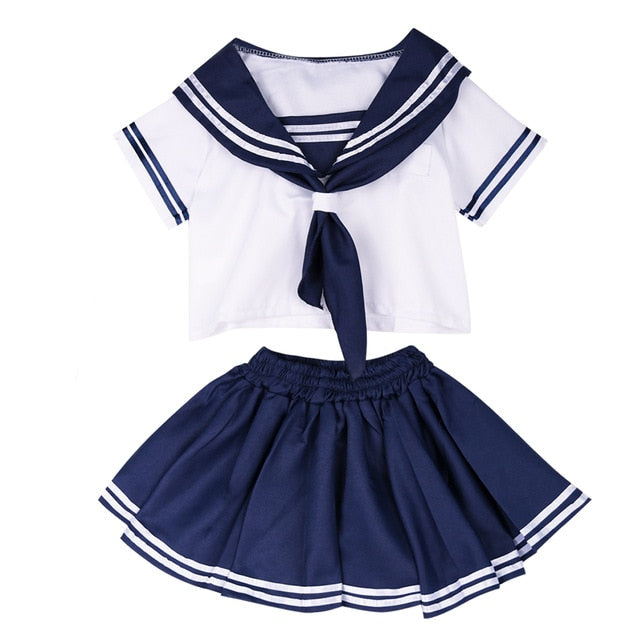 Kids Sailor Navy Costume Children Boys Girls Japanese School Uniform Child Carnival Fancy Dress Suit Cosplay Performance Skirt