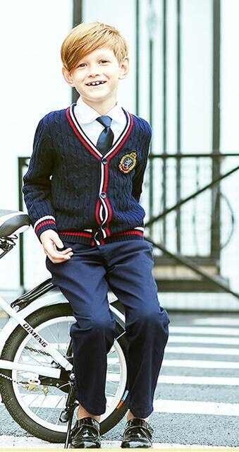 Kids School Uniform Academy Style V - Neck Cardigan Suit High-end Primary School Wear Kids Kindergarten Uniforms 4pcs D-0560