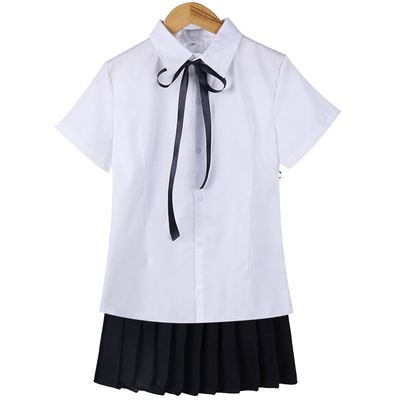 Japanese School Girl Uniform Costume jk High School Students Clothes Set Womens Pleated Skirt Cute Cosplay Sailor Suit Set