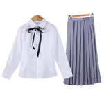 Japanese School Girl Uniform Costume jk High School Students Clothes Set Womens Pleated Skirt Cute Cosplay Sailor Suit Set
