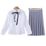 Japanese School Girl Uniform Costume jk High School Students Clothes Set Womens Pleated Skirt Cute Cosplay Sailor Suit Set
