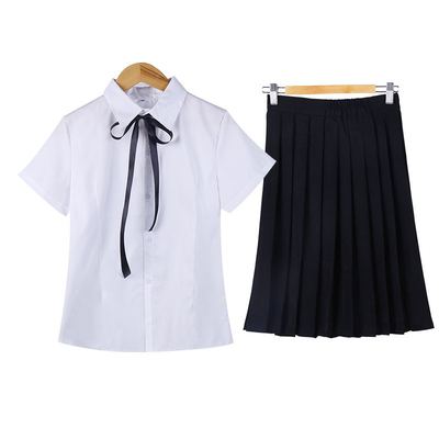 Japanese School Girl Uniform Costume jk High School Students Clothes Set Womens Pleated Skirt Cute Cosplay Sailor Suit Set