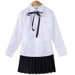 Japanese School Girl Uniform Costume jk High School Students Clothes Set Womens Pleated Skirt Cute Cosplay Sailor Suit Set
