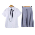 Japanese School Girl Uniform Costume jk High School Students Clothes Set Womens Pleated Skirt Cute Cosplay Sailor Suit Set