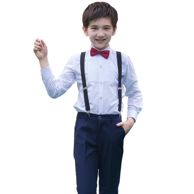 Children's uniforms  new style boys and girls fashion dress suits kindergarten pupils bibs show chorus costumes