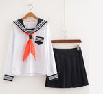 Students Long-sleeved School Uniforms Japan and Korea JK Uniforms Junior High School Boys and Girls Students Suit Coffee Colour