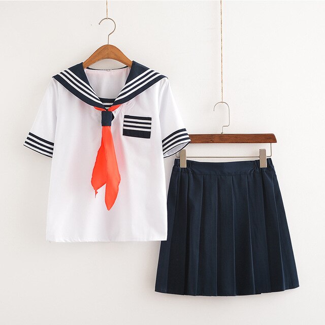 Students Long-sleeved School Uniforms Japan and Korea JK Uniforms Junior High School Boys and Girls Students Suit Coffee Colour