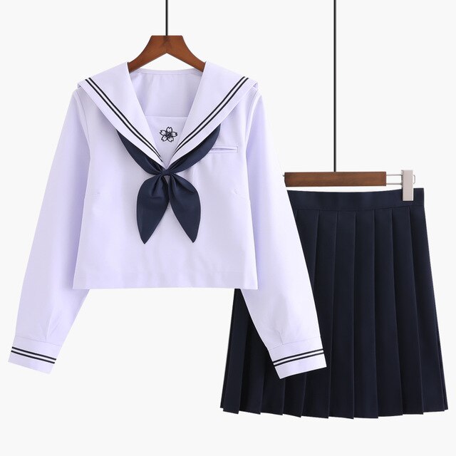 Students Long-sleeved School Uniforms Japan and Korea JK Uniforms Junior High School Boys and Girls Students Suit Coffee Colour
