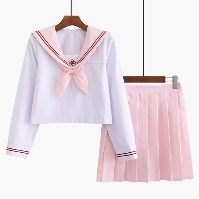 Students Long-sleeved School Uniforms Japan and Korea JK Uniforms Junior High School Boys and Girls Students Suit Coffee Colour