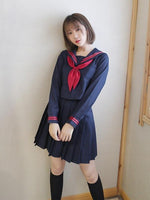 Students Long-sleeved School Uniforms Japan and Korea JK Uniforms Junior High School Boys and Girls Students Suit Coffee Colour