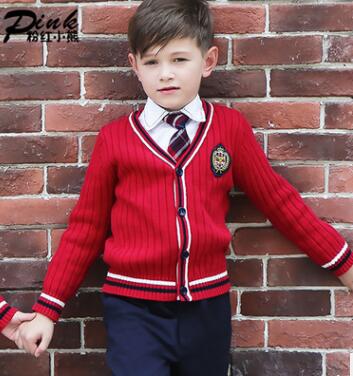 British School Uniform Kindergarten Uniform Wear Kids Primary School Wear Students Children's Costume 4pcs Set Customes D-0527
