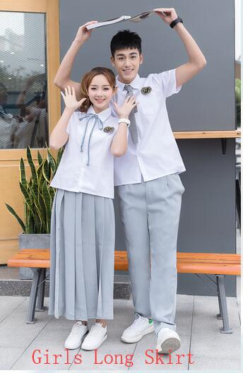 Students School Uniforms Boy Girls Junior High School Costumes Short Sleeve 3pcs Navy Sailor School Uniforms Plus Size D-0229