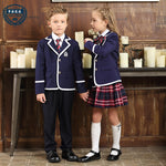 Kids School Uniform Children Long Sleeve  Nursery Garden Clothes Japanese Sweater Jacket Student British Style Outfits D-0513