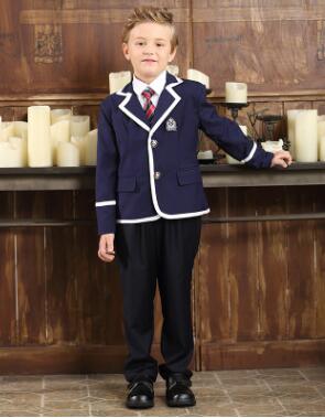 Kids School Uniform Children Long Sleeve  Nursery Garden Clothes Japanese Sweater Jacket Student British Style Outfits D-0513