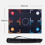 Professional Basketball Training Mat Non Slip Foot Work Practice Mat Dribbling Ball Control Basketball Footstep Mat