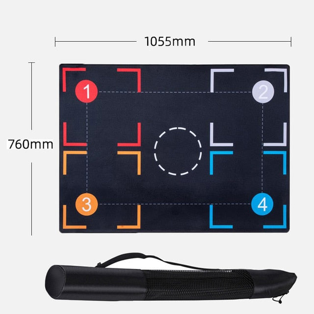 Professional Basketball Training Mat Non Slip Foot Work Practice Mat Dribbling Ball Control Basketball Footstep Mat