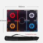 Professional Basketball Training Mat Non Slip Foot Work Practice Mat Dribbling Ball Control Basketball Footstep Mat