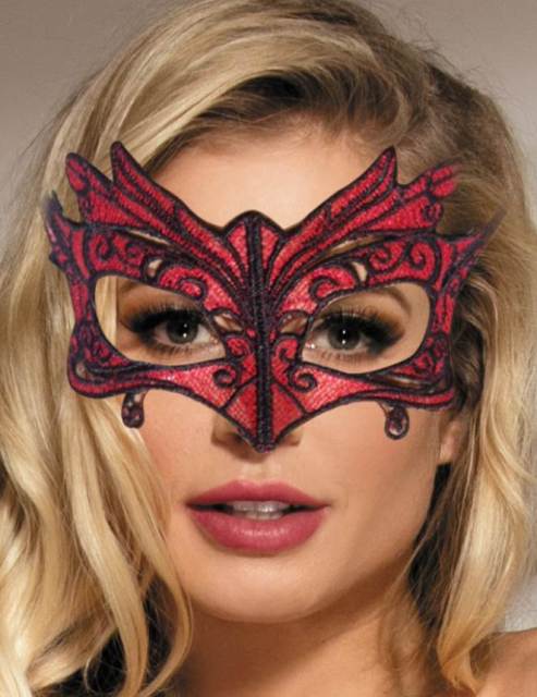 Comeondear 1 Piece Halloween Cosplay And Party Lace Eye Mask Sexy Lady Cutout Eye Mask For Masquerade Party  Fancy Dress Costume