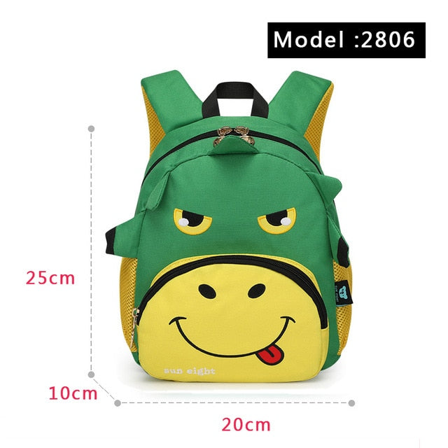 Hot 3D Cartoon Animal Baby Backpacks kindergarten Schoolbag  Kids Backpack Children School Bags Girls Boys Backpacks
