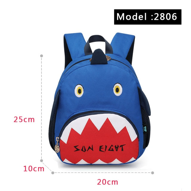 Hot 3D Cartoon Animal Baby Backpacks kindergarten Schoolbag  Kids Backpack Children School Bags Girls Boys Backpacks