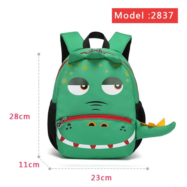 Hot 3D Cartoon Animal Baby Backpacks kindergarten Schoolbag  Kids Backpack Children School Bags Girls Boys Backpacks