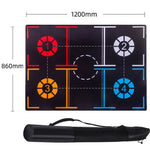 Professional Basketball Training Mat Non Slip Foot Work Practice Mat Dribbling Ball Control Basketball Footstep Mat