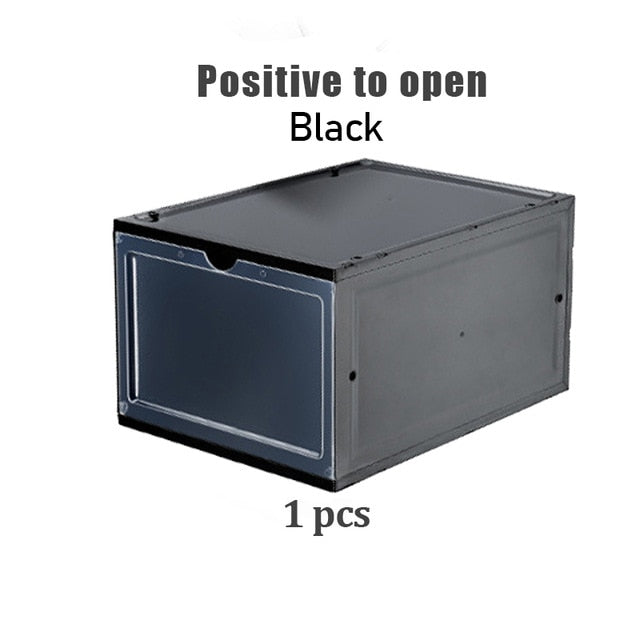 Shoe boxes Sneakers Transparent Storage Box Acrylic Basketball Shoe Cabinet Collection Box Display Cabinet