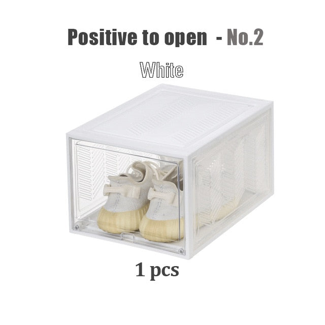 Shoe boxes Sneakers Transparent Storage Box Acrylic Basketball Shoe Cabinet Collection Box Display Cabinet