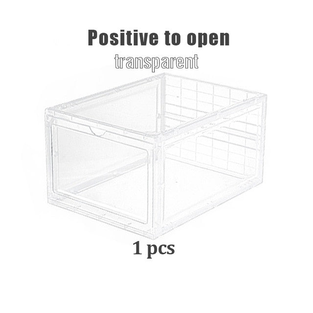 Shoe boxes Sneakers Transparent Storage Box Acrylic Basketball Shoe Cabinet Collection Box Display Cabinet